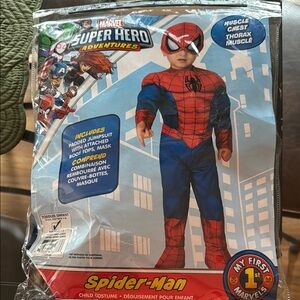 Marvel Spider-Man Superhero Costume Red and Blue